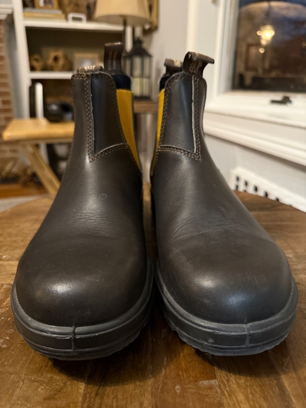 Blundstone 1919 Unisex Mustard Brown Boots 11 - Picture 9 of 14